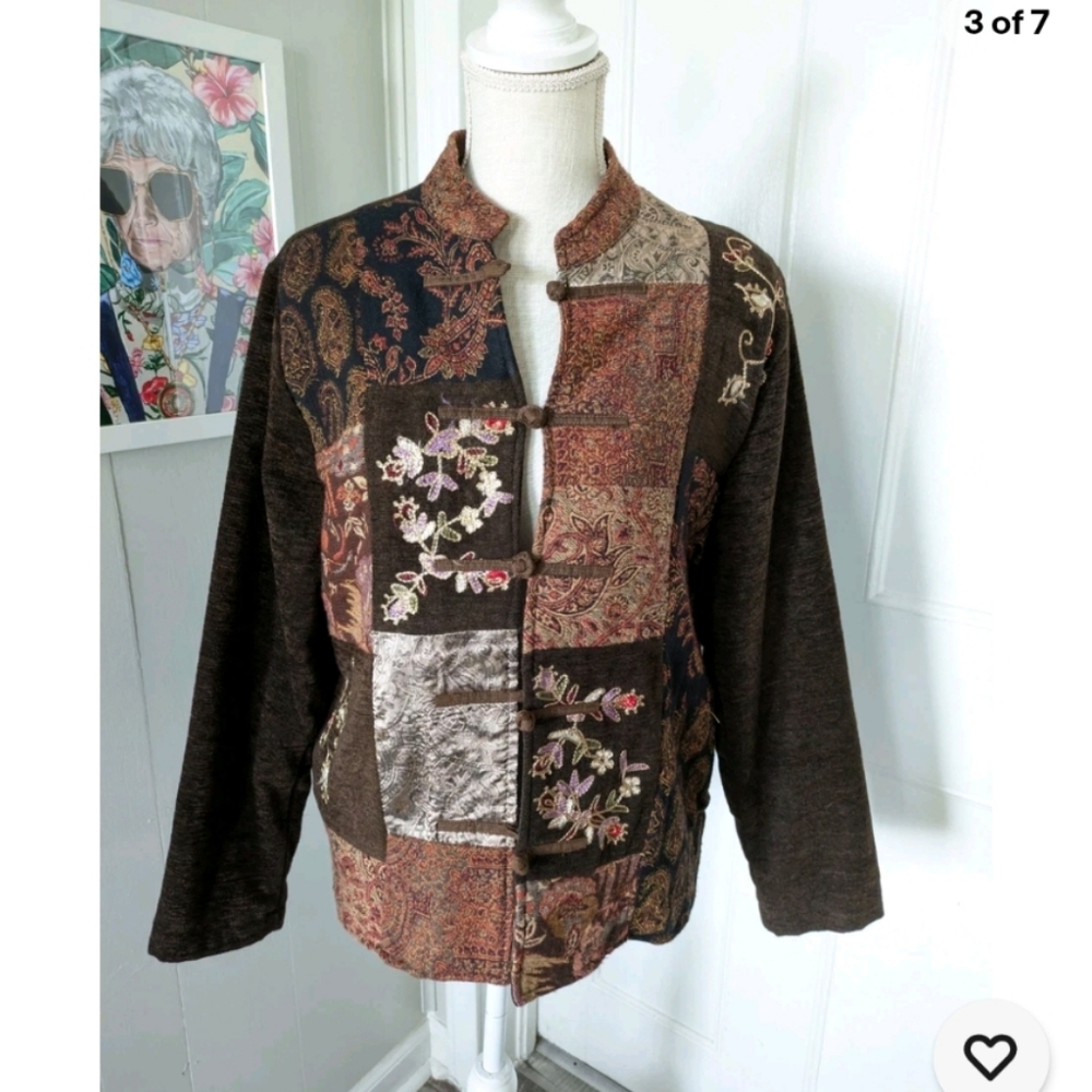Vintage White Stag‎ Patchwork Jacket